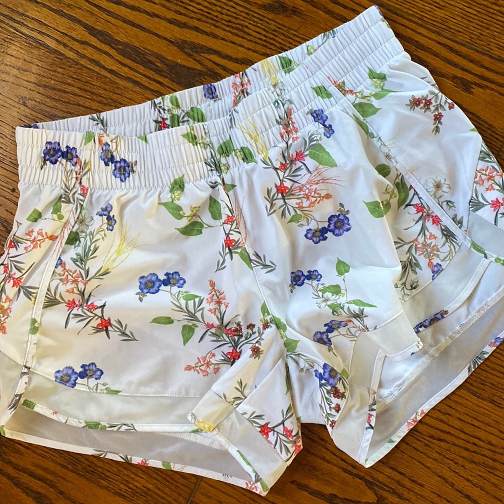 Pretty Floral Athleta Shorts